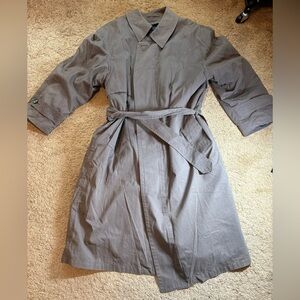 London Fog Charcoal Trench Coat